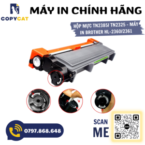 Hộp mực TN2385 TN2325 - Máy in Brother HL-2360/2361 2 2 2