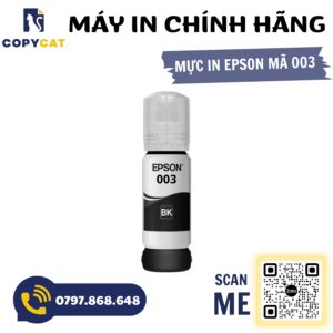 Mực chính hãng Epson 003 dùng cho máy Epson L1110/L3110/L3210/L3150/L3250/L5190 3 3 1