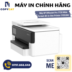 Cho thuê máy In Phun Màu Đa Năng HP Officejet Pro 7720 (A3/A4/A5 - In/Photo/Scan - WIFI/USB/LAN) 3 3