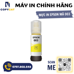 Mực chính hãng Epson 003 dùng cho máy Epson L1110/L3110/L3210/L3150/L3250/L5190 4 4