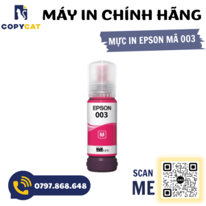 Mực chính hãng Epson 003 dùng cho máy Epson L1110/L3110/L3210/L3150/L3250/L5190 5 5