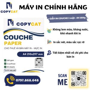 Giấy A4 Couche 2 mặt 160gsm