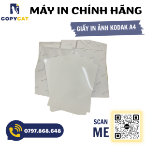 Giấy in ảnh Kodak A4 3 3 3
