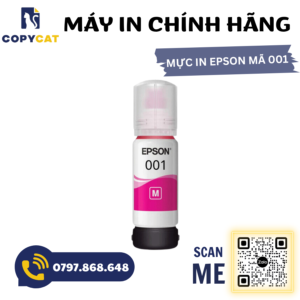 Mực thay thế Epson 001 dùng cho máy Epson L4150/ L4160/ L6160/ L6170/ L6190 3 4 11