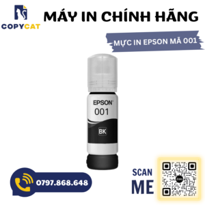 Mực thay thế Epson 001 dùng cho máy Epson L4150/ L4160/ L6160/ L6170/ L6190 4 7 4