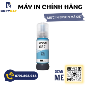 Mực chính hãng Epson mã 057 dùng cho máy Epson L8050/L18050 7 7 5